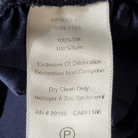 ATM Anthony Thomas Mellilo Silk Joggers Pants L Blue FLAW - Picture 7 of 9